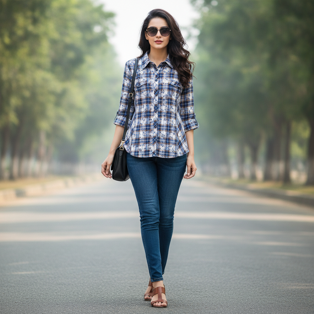 Canada Cotton Checked Shirt