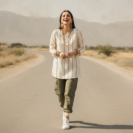 Bonnare Cotton Embroidered Top