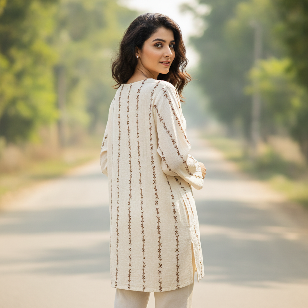 Bonnare Cotton Embroidered Top