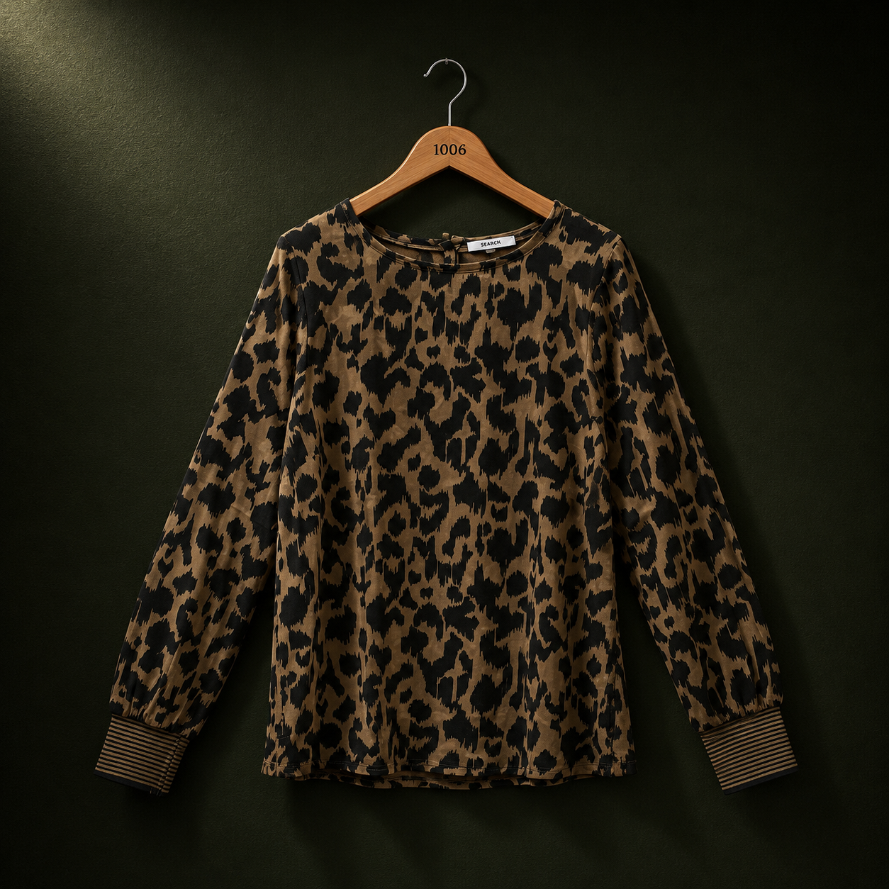 Garcia Animal Print Cotton Top | BONNARE