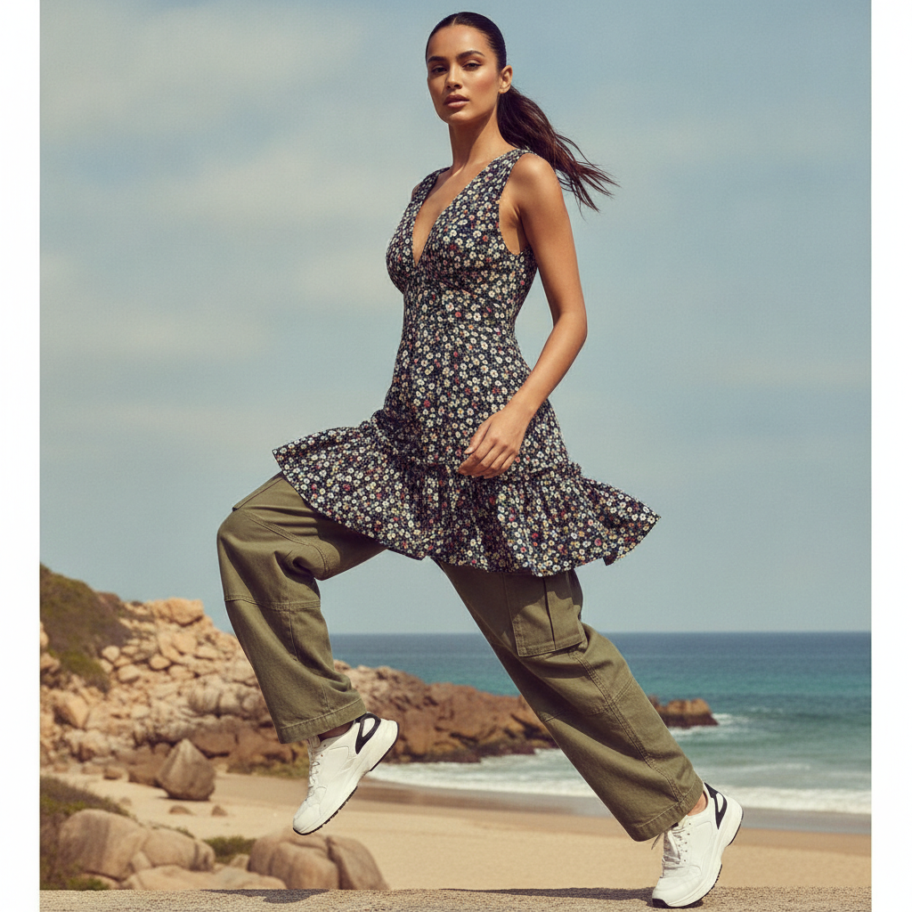 Pull & Bear Floral Print Viscose Cami Top | BONNARE