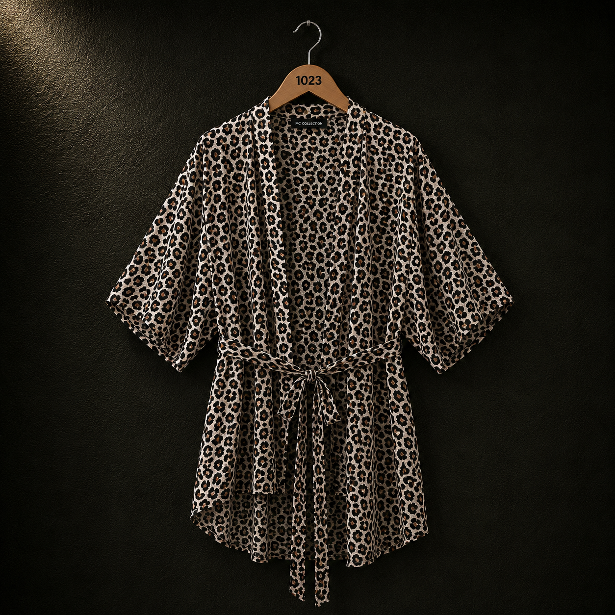 H&M Leopard Print Georgette Kimono for Women | BONNARE