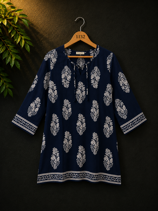 XI Cotton Printed Tunic