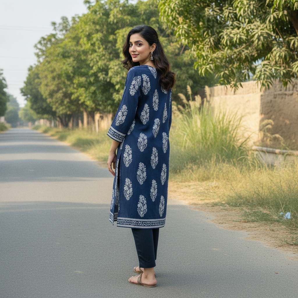 XI Cotton Printed Tunic