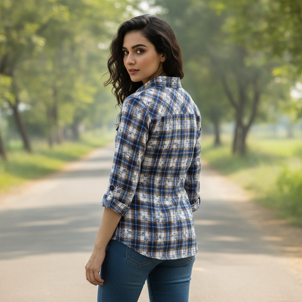 Canada Cotton Checked Shirt