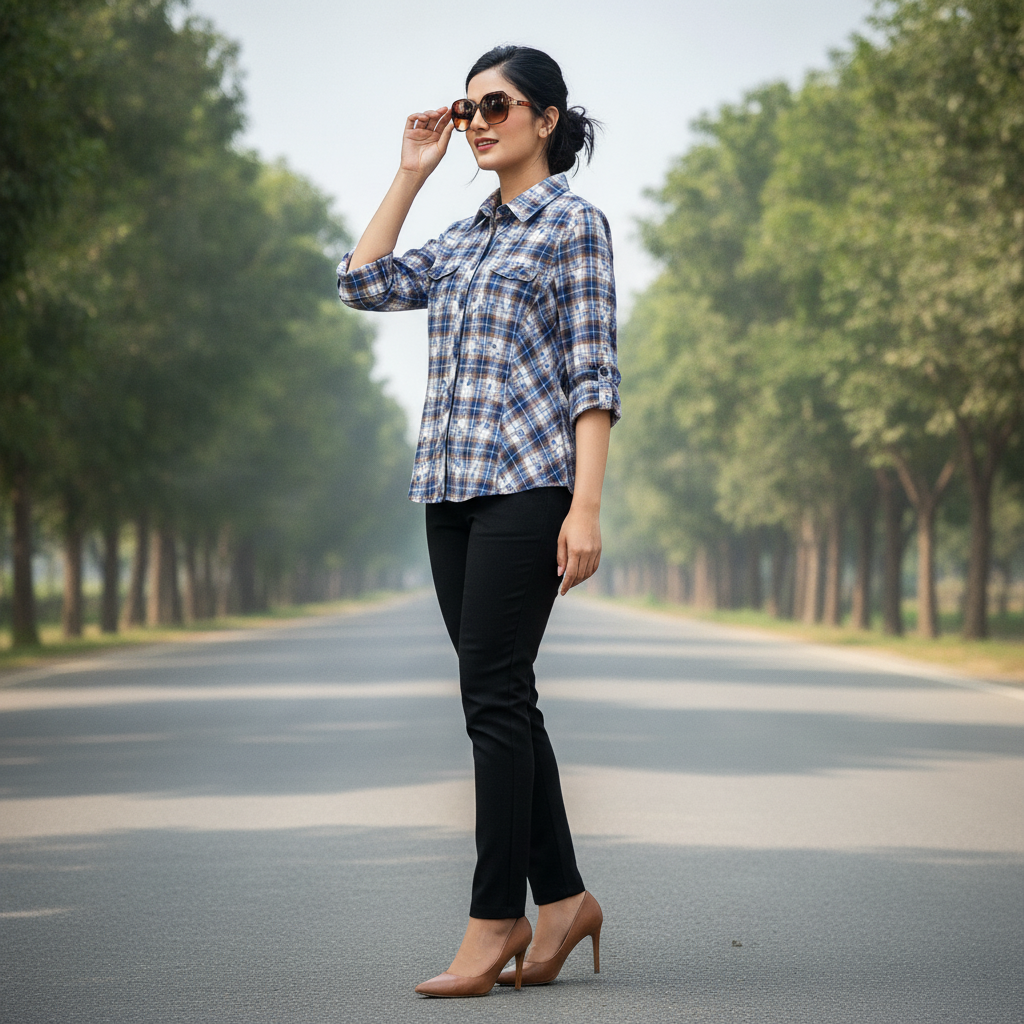Canada Cotton Checked Shirt