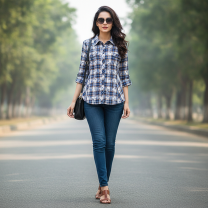 Canada Cotton Checked Shirt
