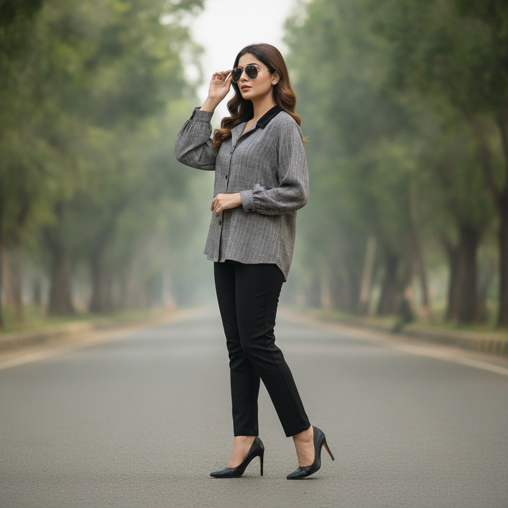 Hirsch Viscose Check Shirt