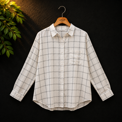 H&M Viscose Checked Shirt