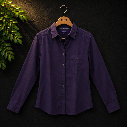 Mexx Cotton Purple Shirt