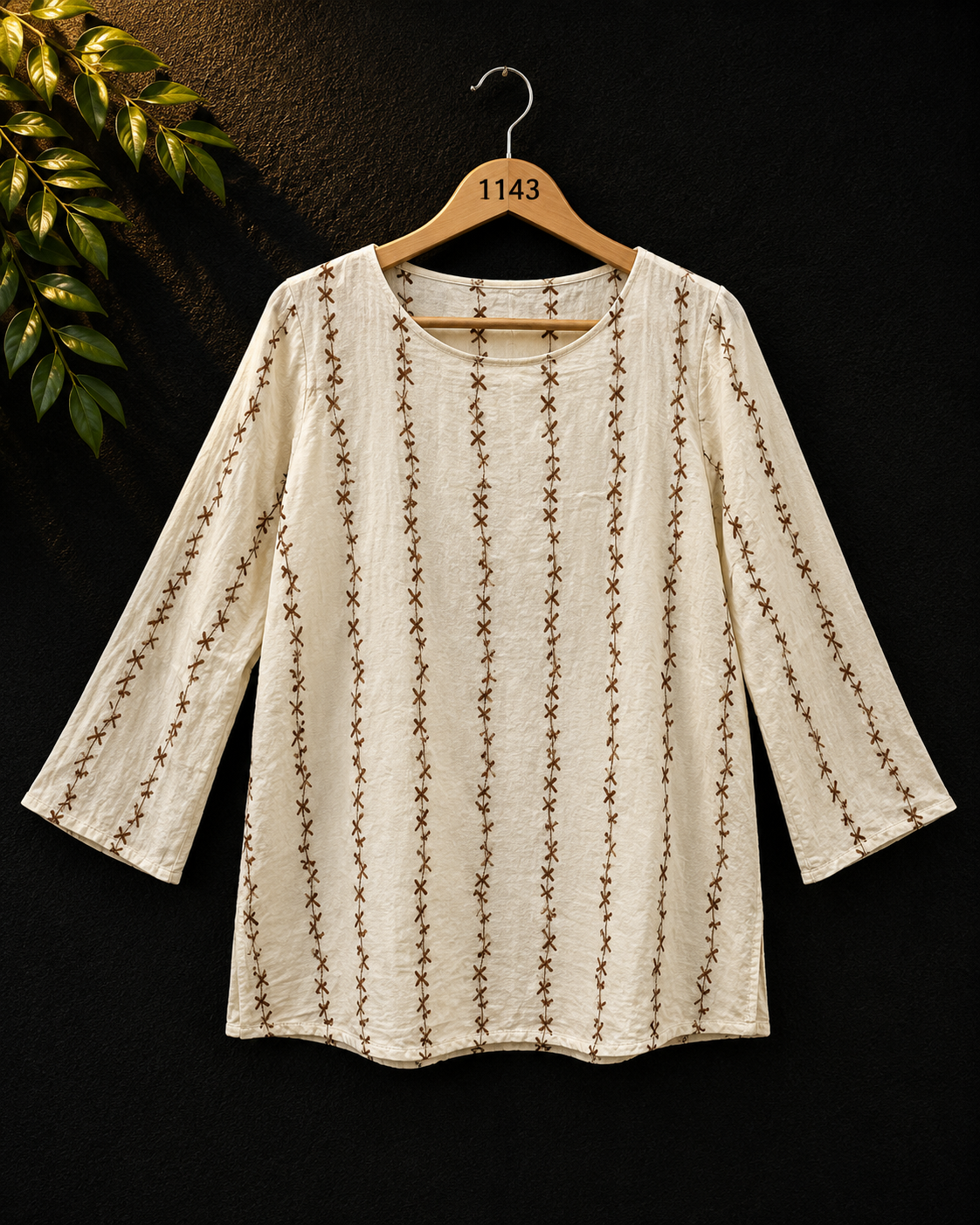 Bonnare Cotton Embroidered Top