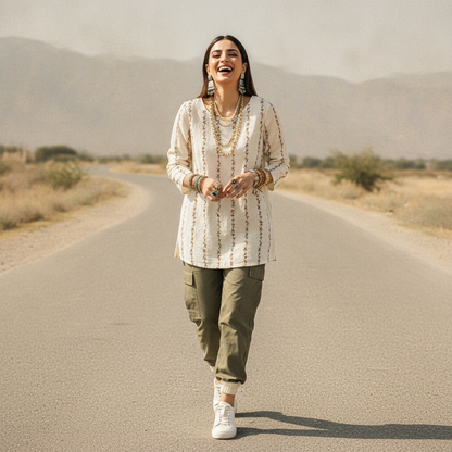 Bonnare Cotton Embroidered Top