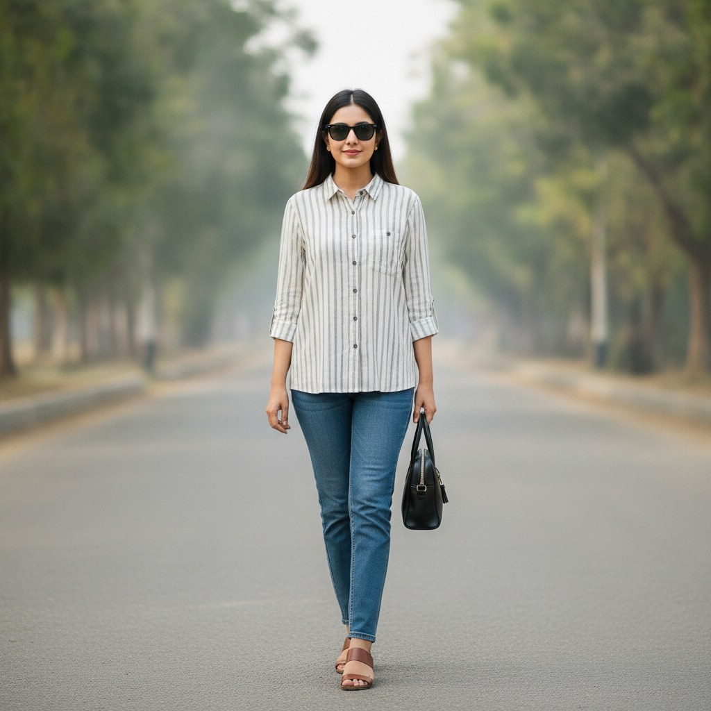 Primark Cotton Striped Shirt
