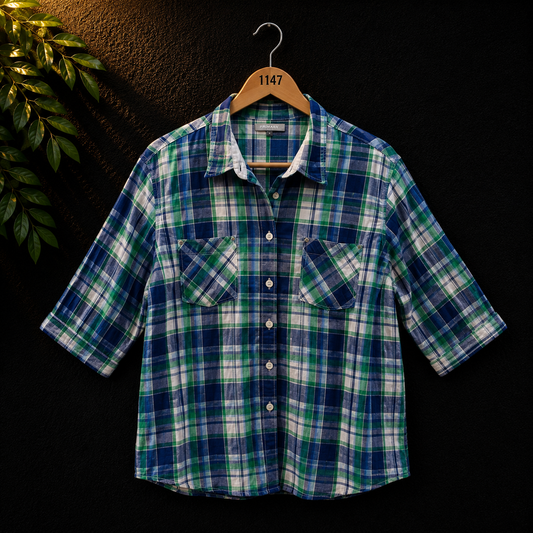 Canada Viscose Checked Shirt