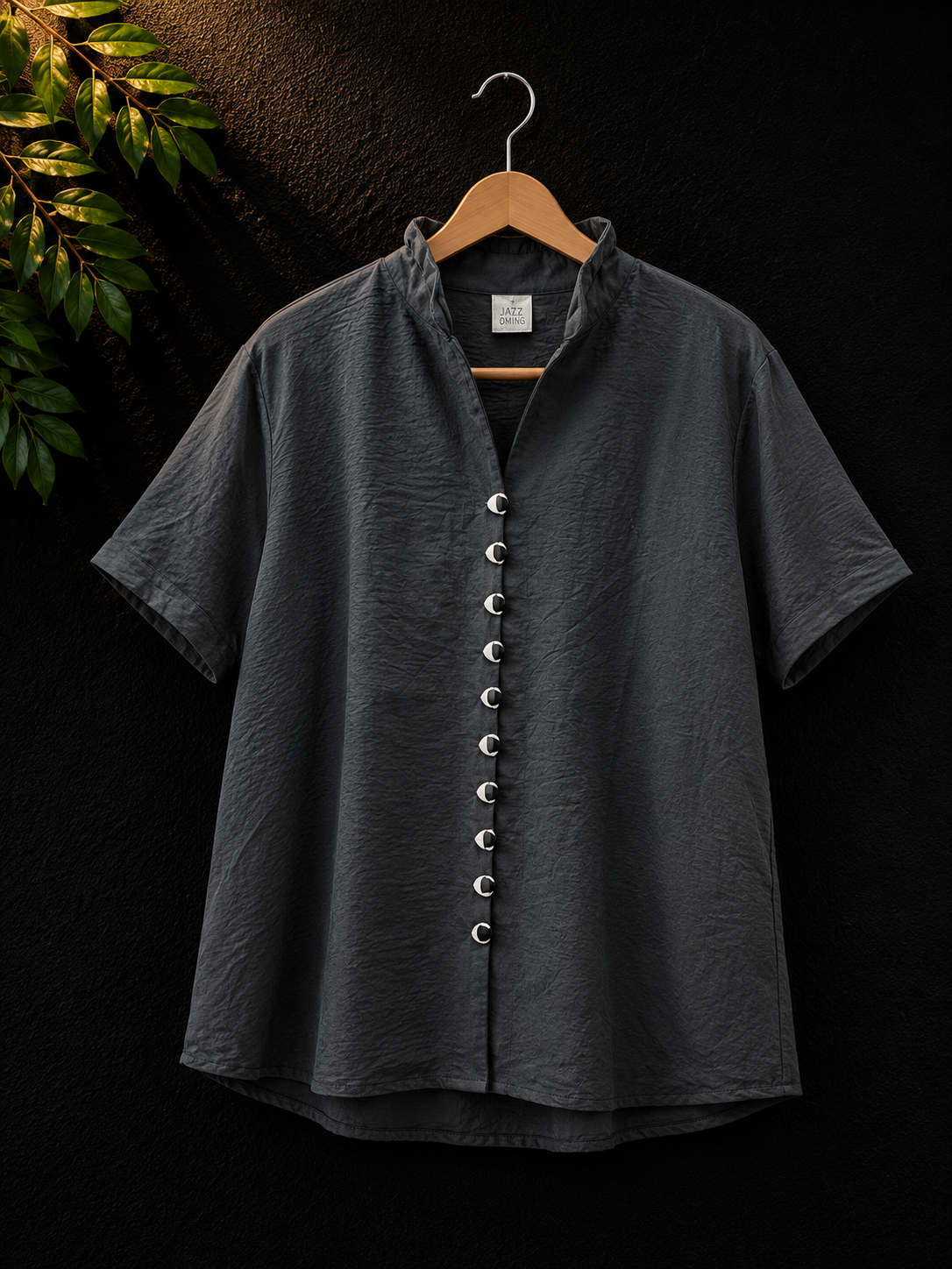 Bonnare Polyester Button Front Top